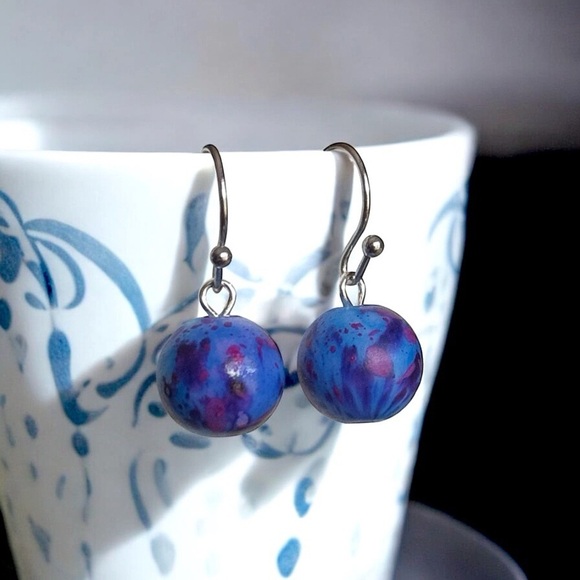 5 For $25💫Funky Fun Splattered Dangles - Picture 3 of 3